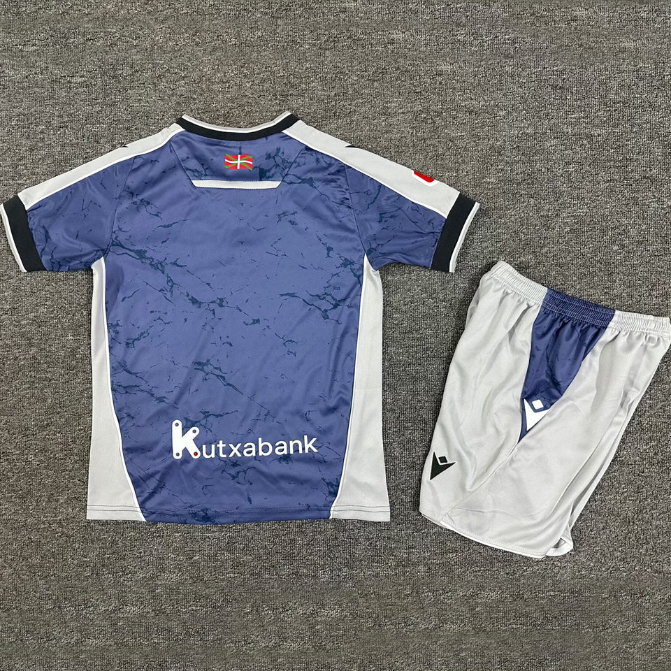 Jersey 2025/26 Real Sociedad Visitante Manga corta Niño