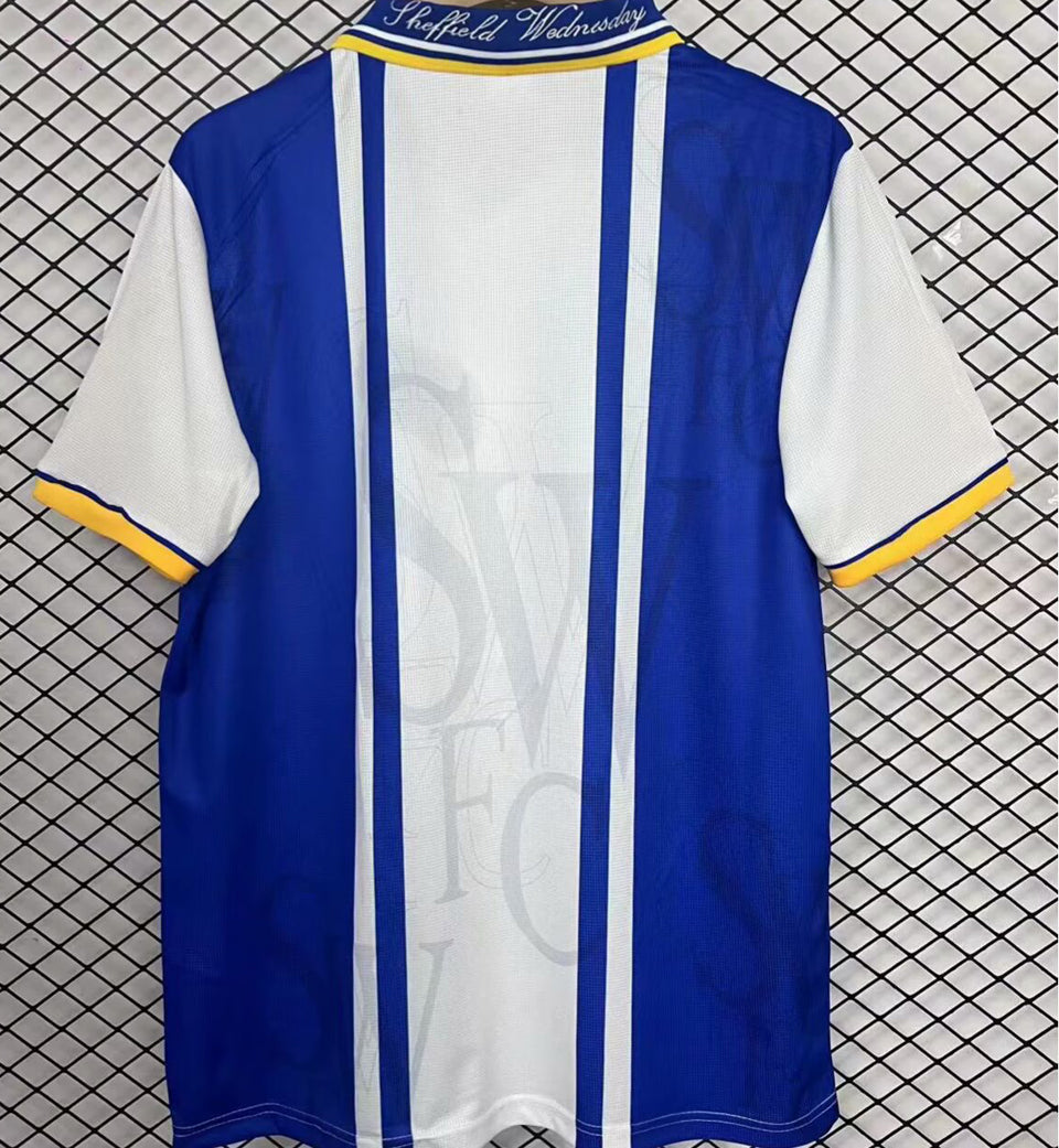 Jersey 1997 Sheffield Wednesday Local Manga corta Versión Fan Retro