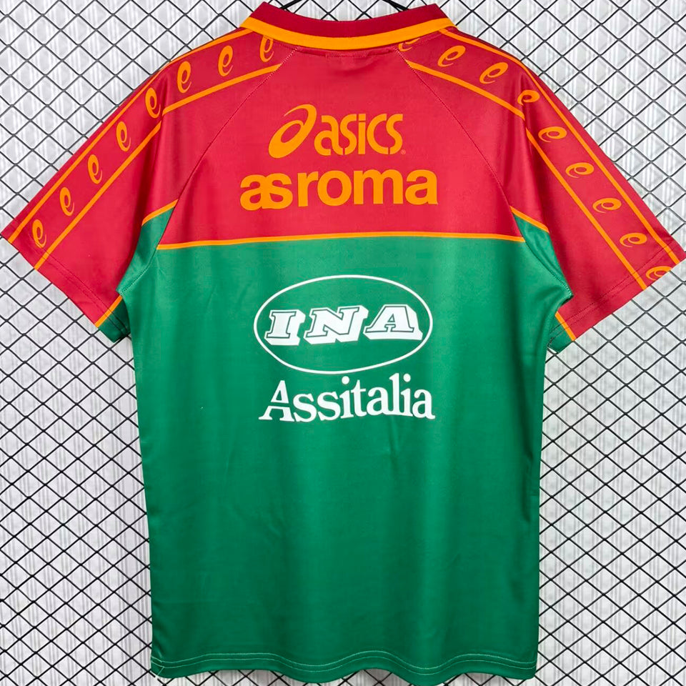 jersey 1995/1996 roma especial manga corta versión fan retro