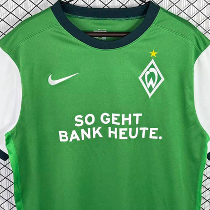Jersey 2009/2010 Werder Bremen Local Manga corta Versión Fan Retro