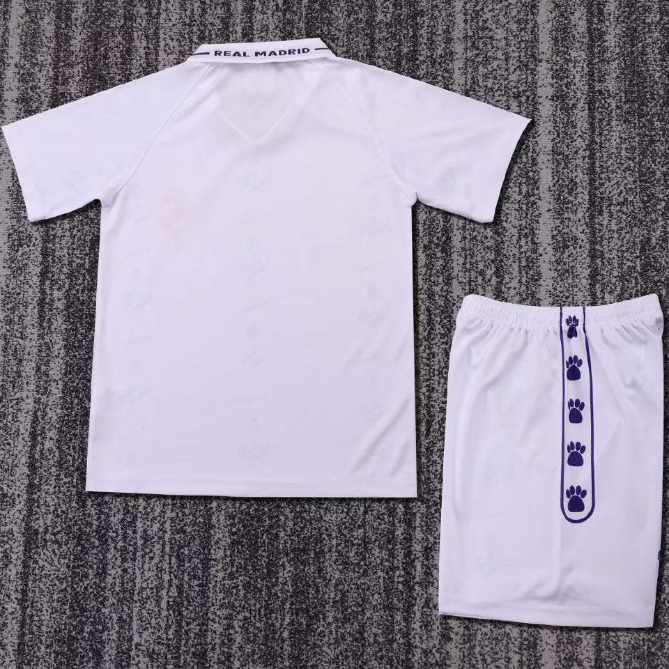 jersey 1994/96 real madrid local manga corta niño retro