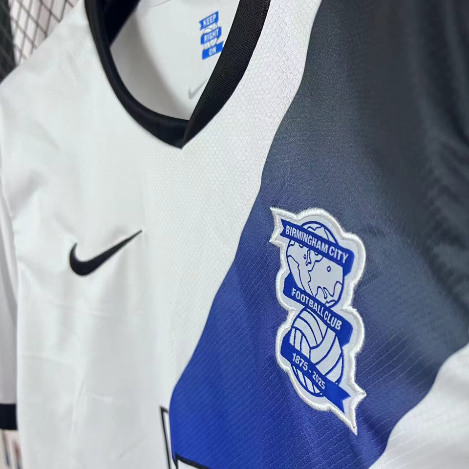 Jersey 2025/26 Birmingham Visitante Manga corta Versión Fan