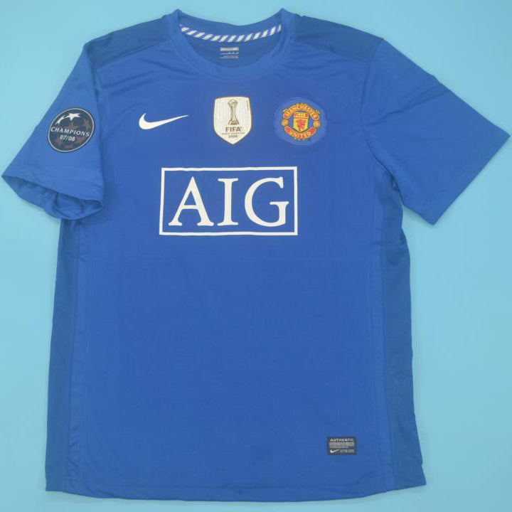 Jersey 2008/09 Manchester United Visitante Manga corta Versión Fan Retro