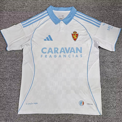 Jersey 2025/26 Zaragoza Local Manga corta Versión Fan