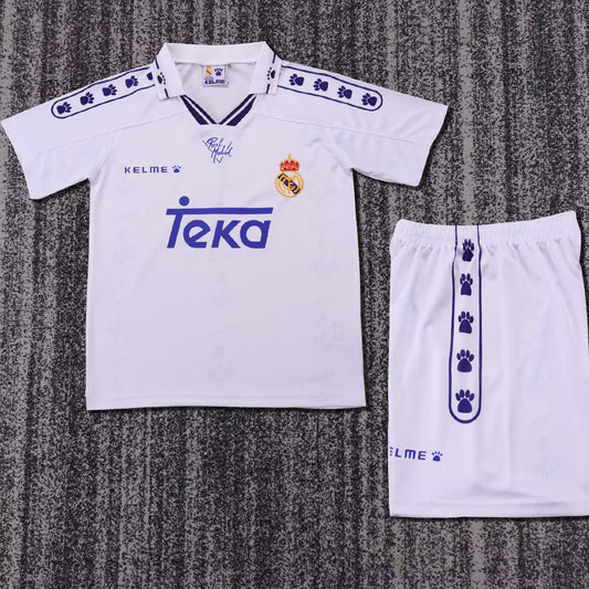 Jersey 1994/96 Real Madrid Local Manga corta Niño Retro