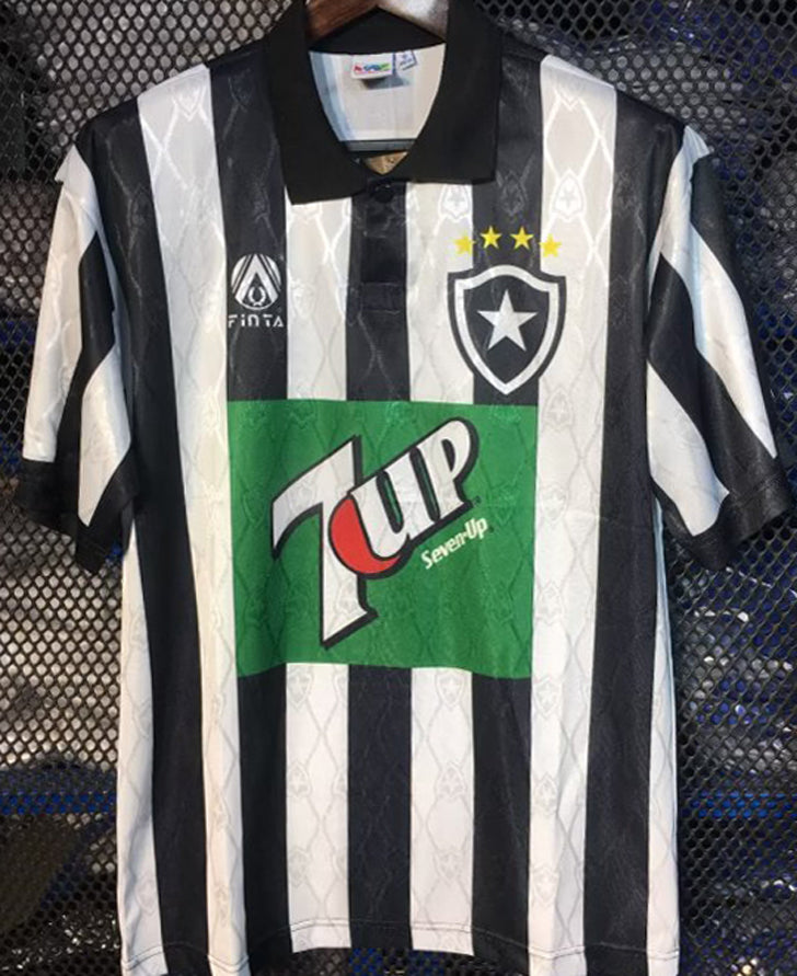 Jersey 1995 Botafogo Local Manga corta Versión Fan Retro