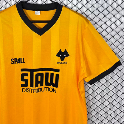 Jersey 1986/1988 Wolves Local Manga corta Versión Fan Retro