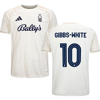Jersey 2025/26 Nottingham Forest Visitante Manga corta Versión Fan