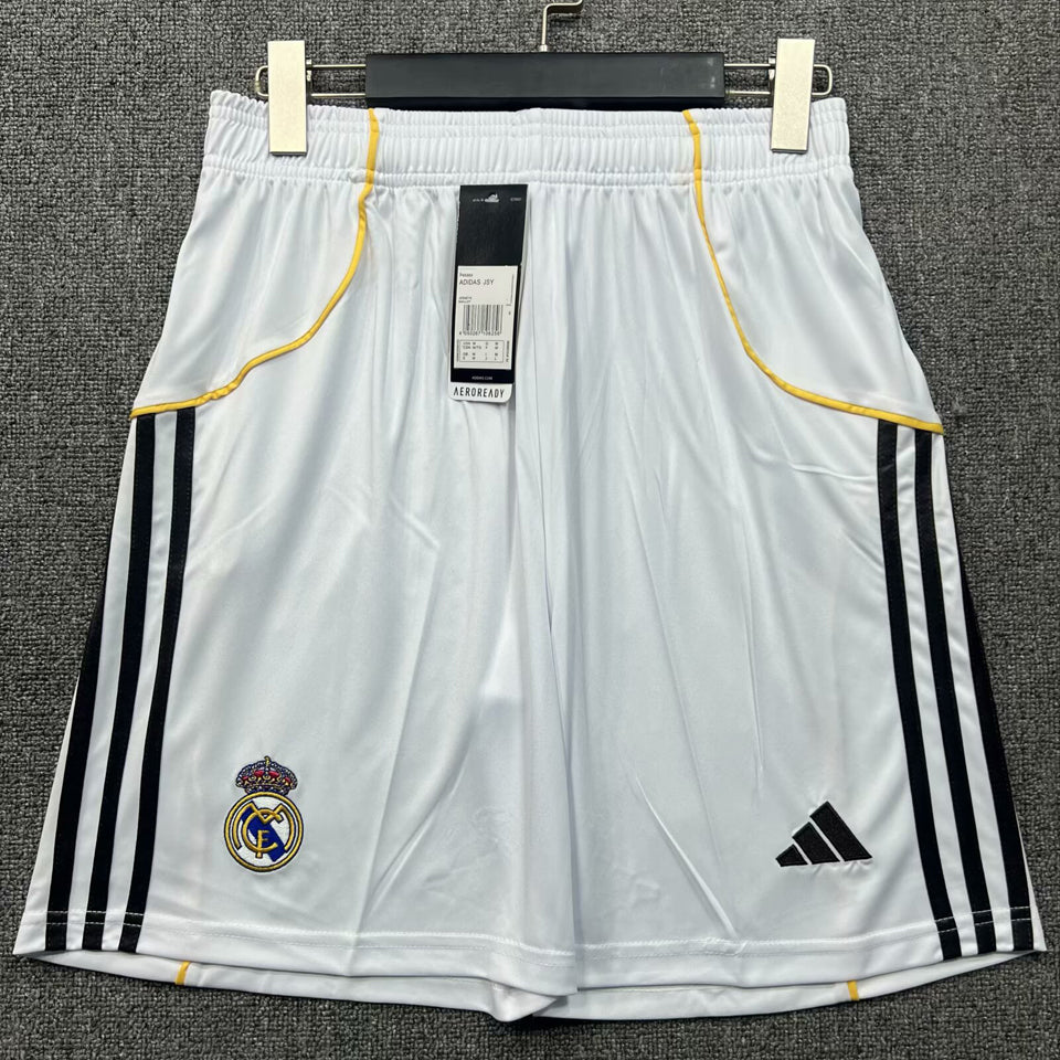 2025/26 real madrid local versión fan shorts/ pantalones