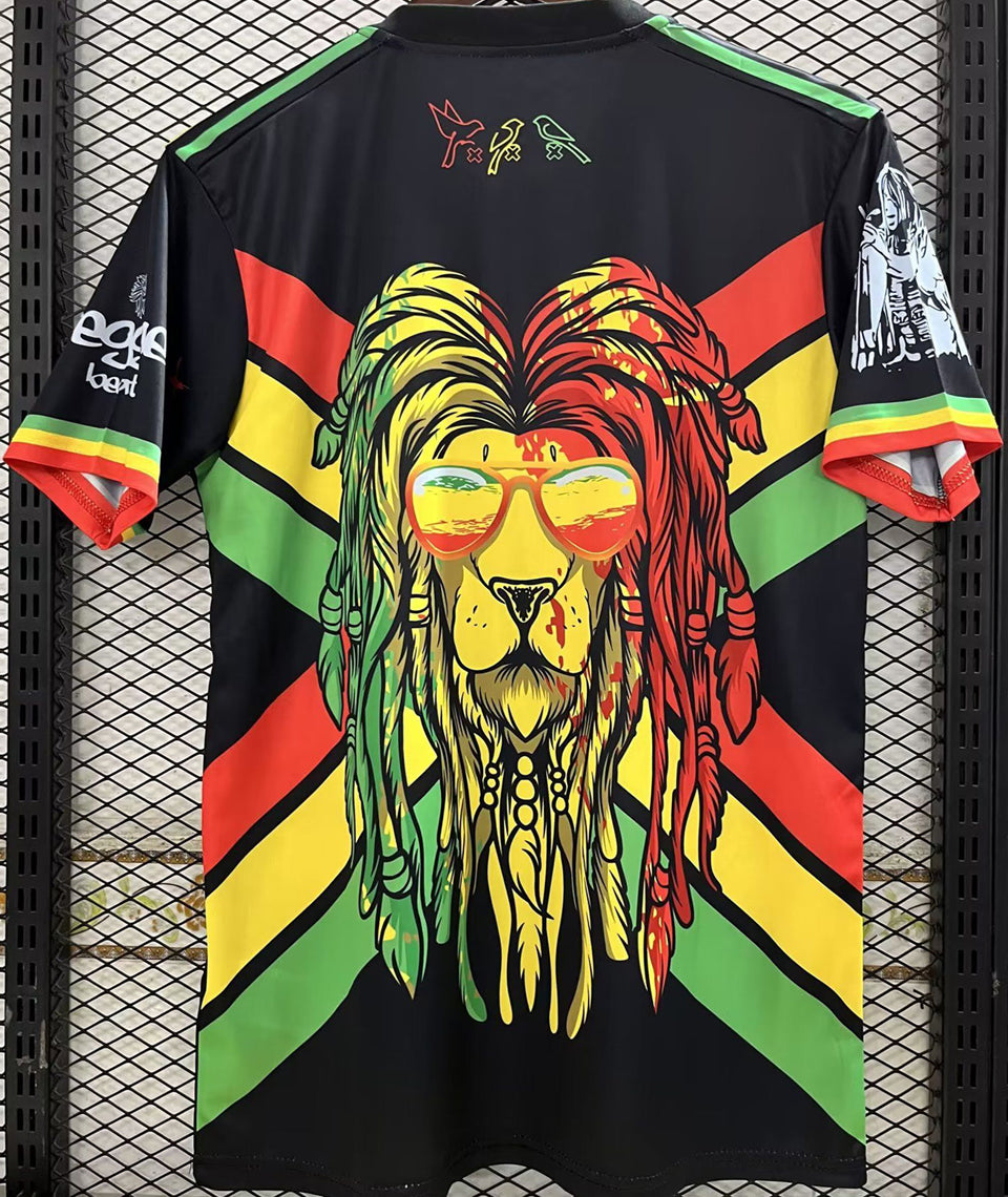 jersey 2023/24 ajax bob  marley especial manga corta versión fan