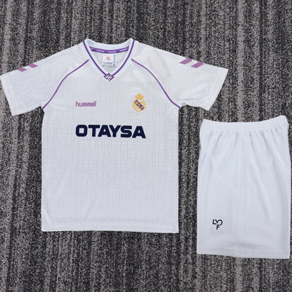Jersey 1990/1992 Real Madrid Local Manga corta Niño Retro