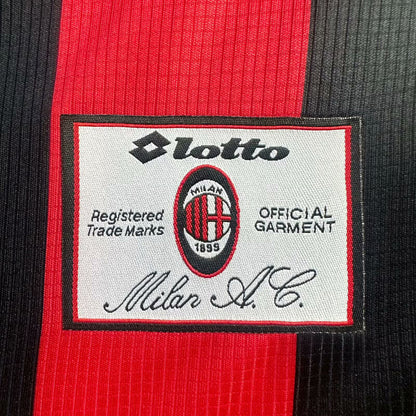 Jersey 1997/98 AC Milan Local Manga corta Versión Fan Retro