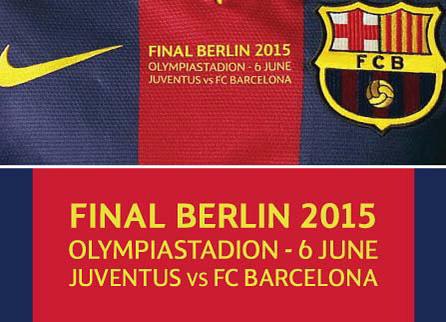 2014/15 Barcelona Parches/Letras