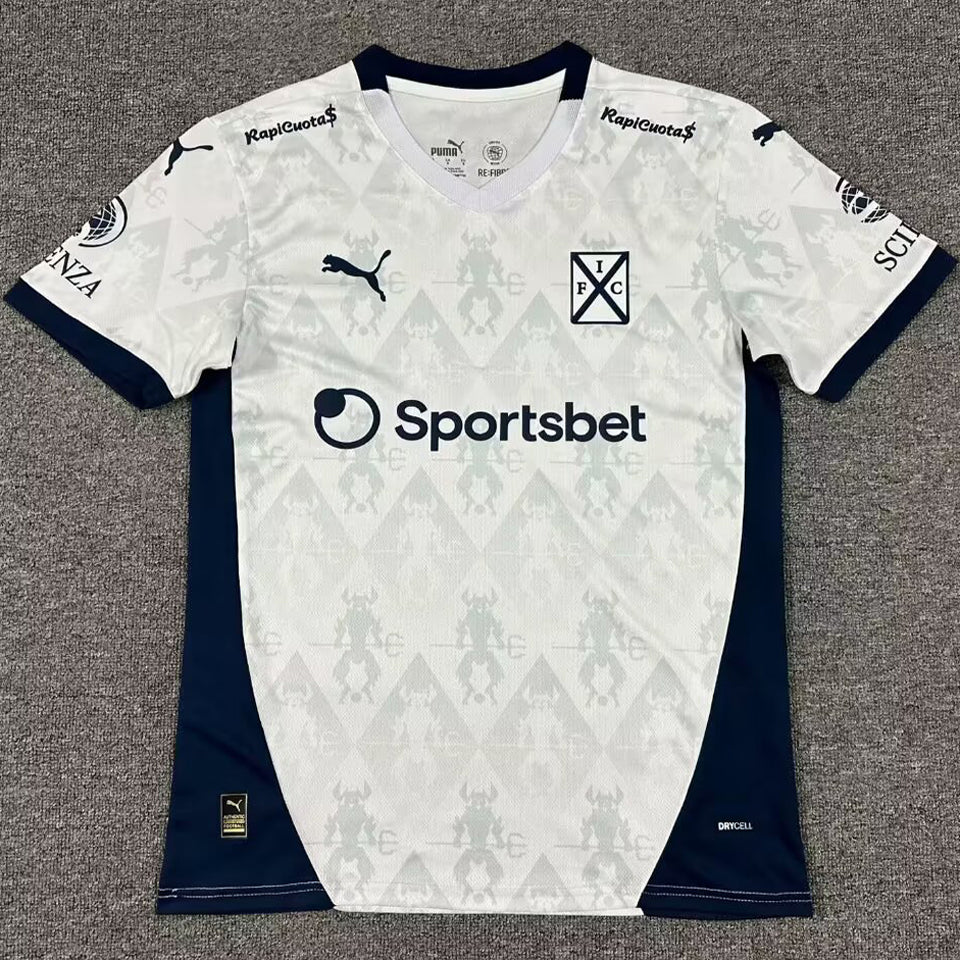jersey 2025/26 club atlético independiente visitante manga corta versión fan