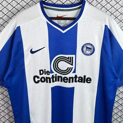 Jersey 1999/2000 Hertha BSC Local Manga corta Versión Fan Retro