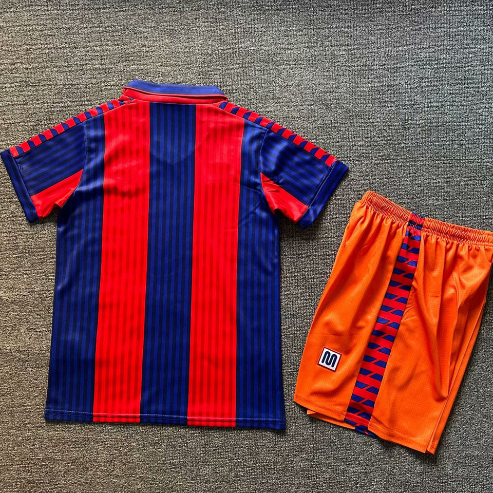 Jersey 1991/92 Barcelona Local Manga corta Niño Retro