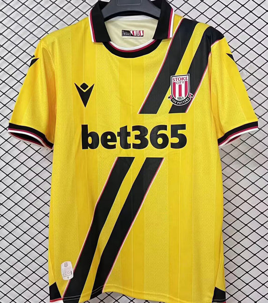 Jersey 2025/26 Stoke City Tercero Manga corta Versión Fan