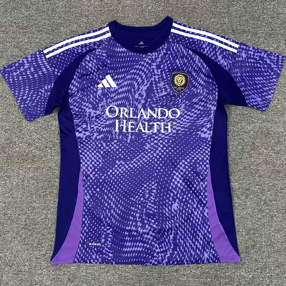 jersey 2025/26 orlando city local manga corta versión fan