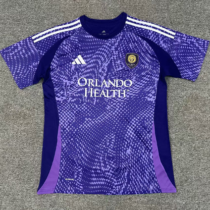 Jersey 2025/26 Orlando City Local Manga corta Versión Fan