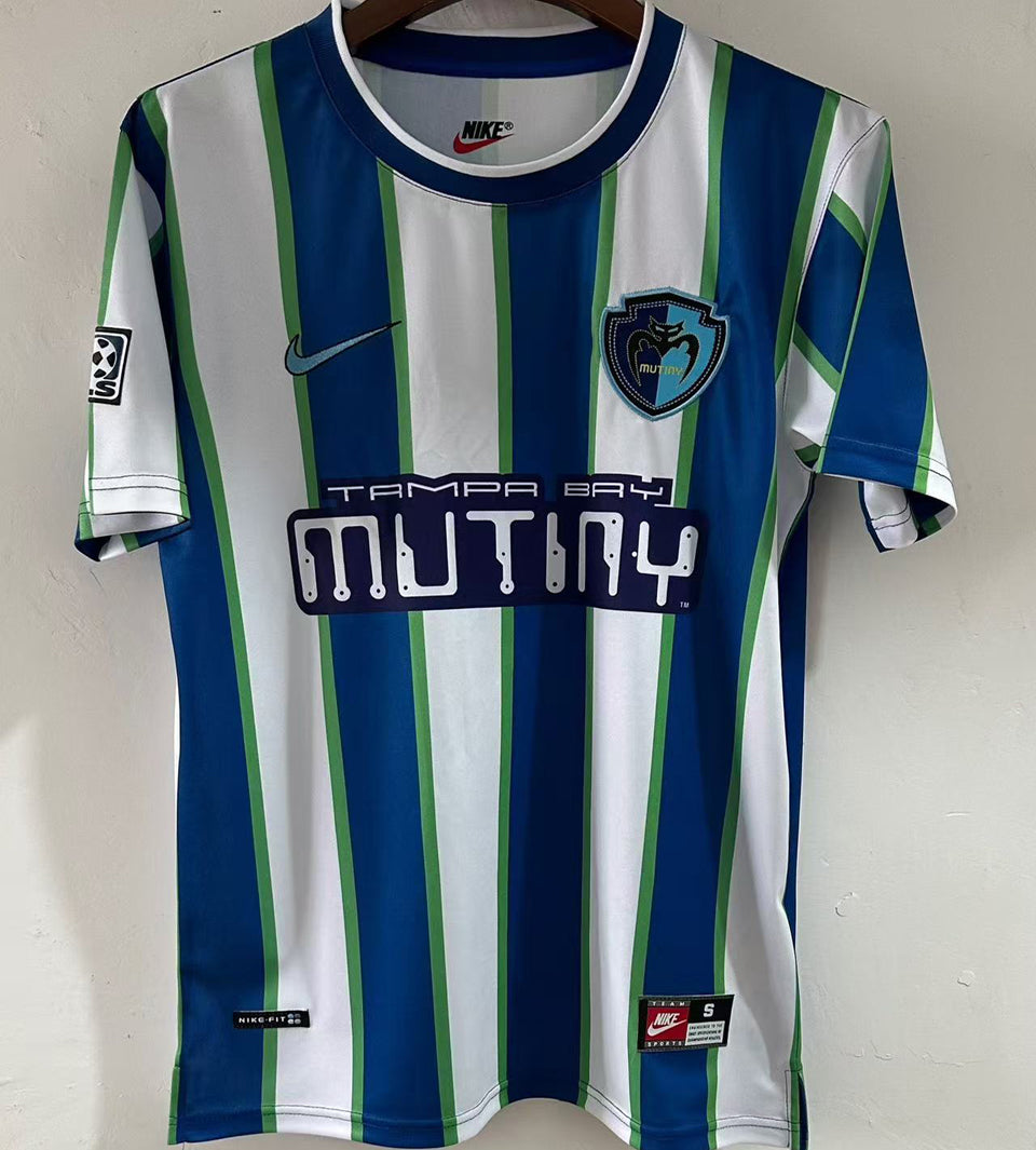 jersey 1997 tampa bay mutiny visitante manga corta versión fan retro