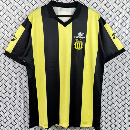 Jersey 1987 Penarol Local Manga corta Versión Fan Retro