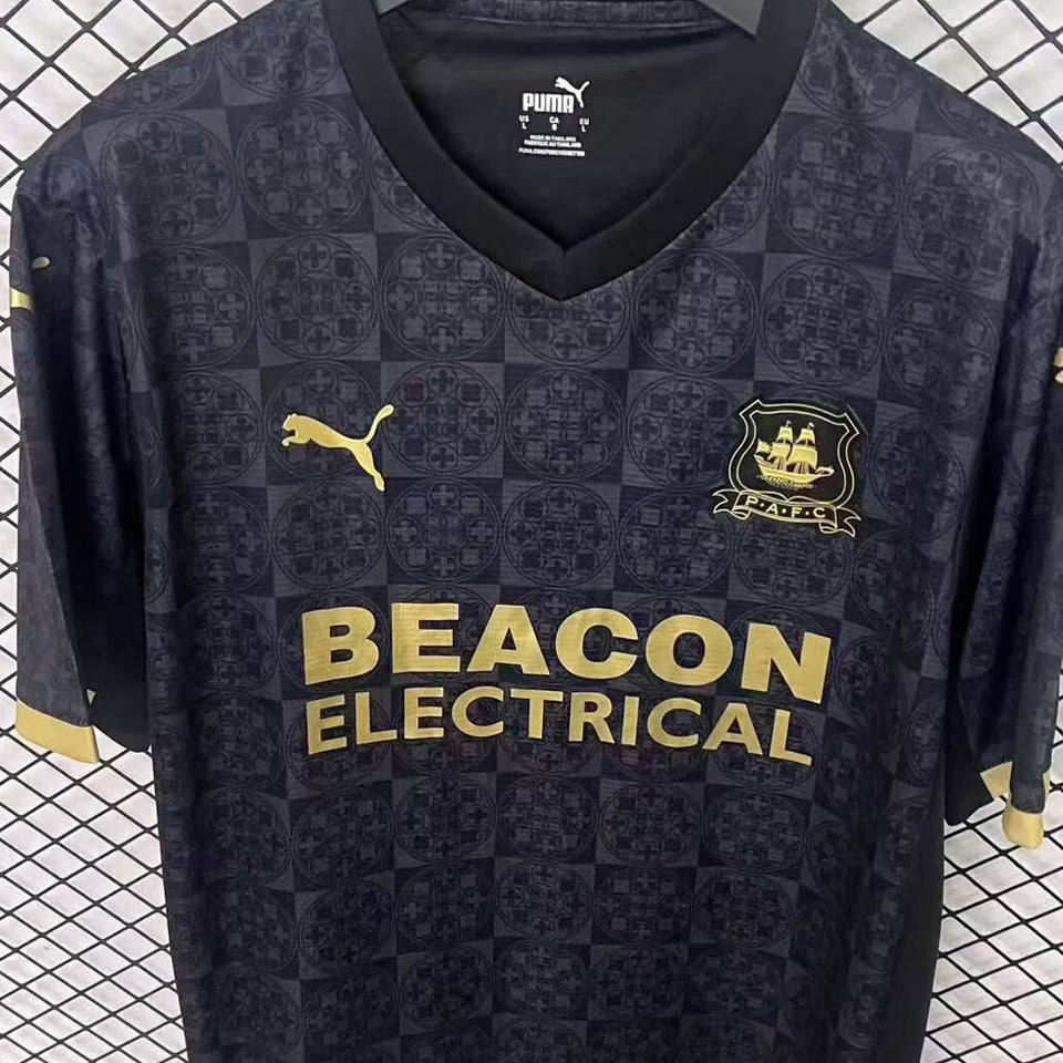 Jersey 2025/26 Plymouth Argyle Visitante Manga corta Versión Fan
