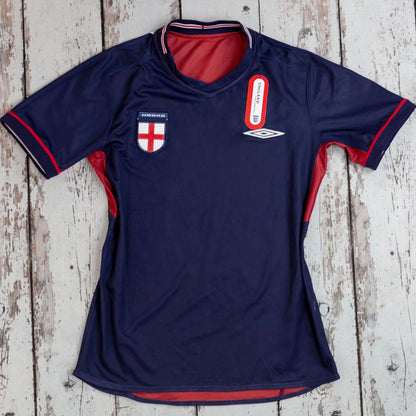 2002 Inglaterra Visitante Versión Fan Selecciones Retro