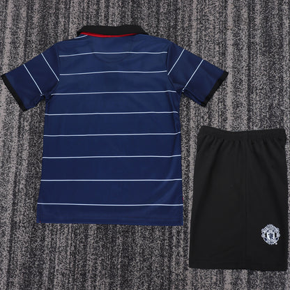 Jersey 1999/2000 Manchester United Visitante Manga corta Niño Retro