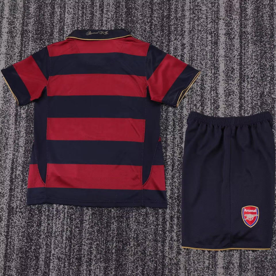 jersey 2007/2008 arsenal tercero manga corta niño retro