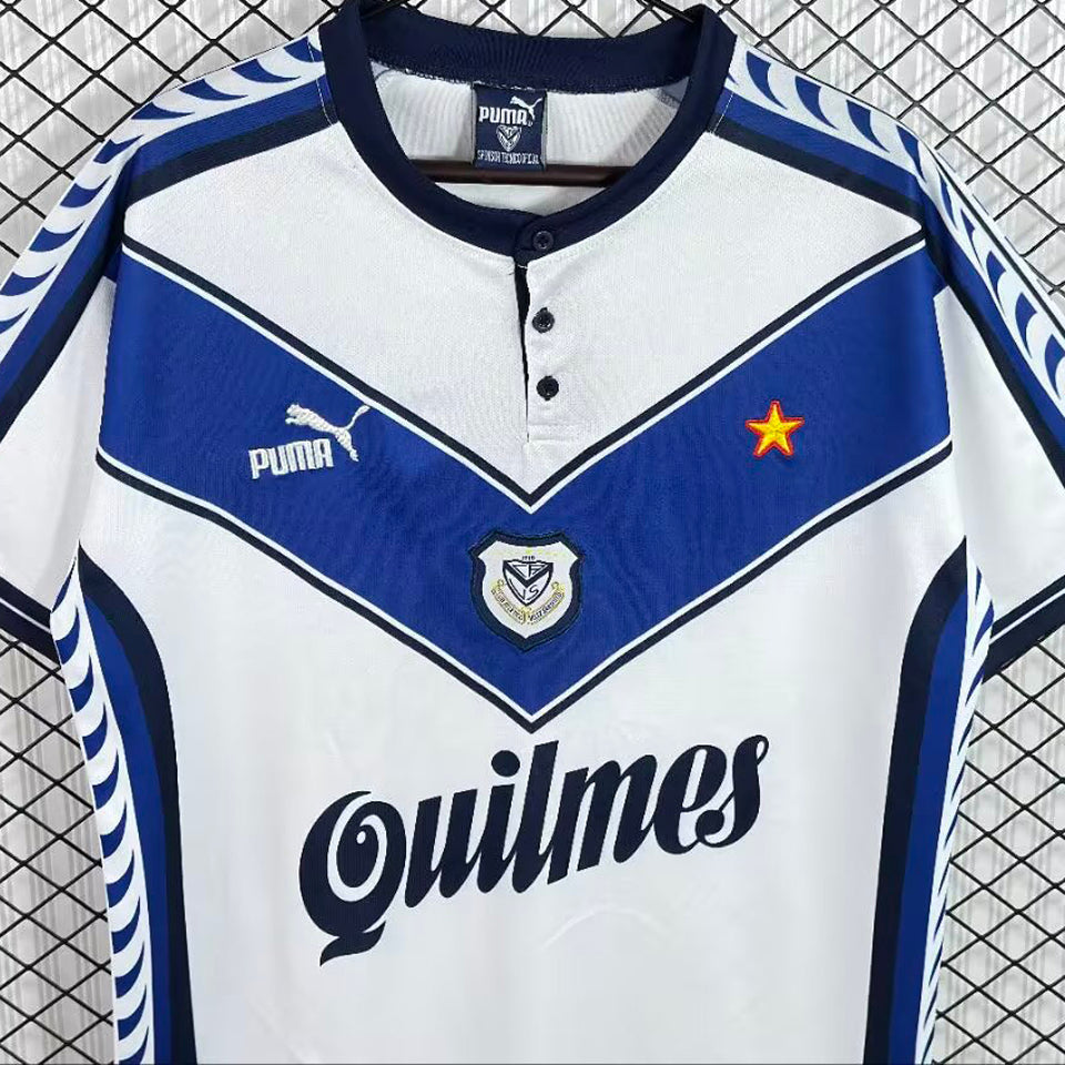 jersey 1997/1998 vélez sarsfield local manga corta versión fan retro