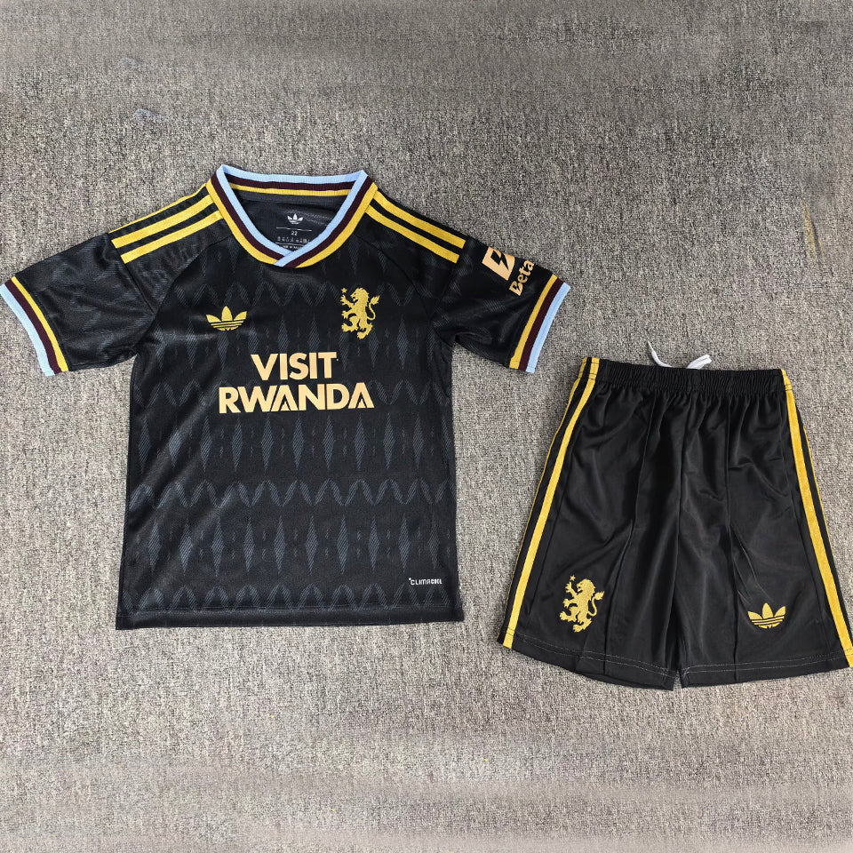 jersey 2026/27 aston villa visitante manga corta niño