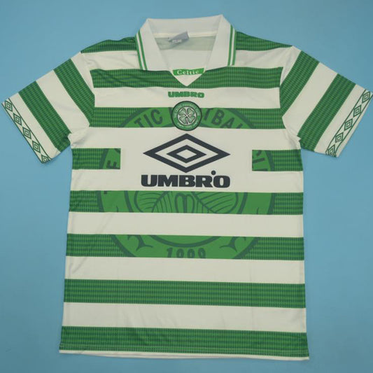 Jersey 1997/99 Celtic Local Manga corta Versión Fan Retro
