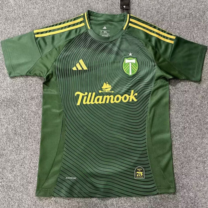 Jersey 2025/26 Portland Timbers Local Manga corta Versión Fan