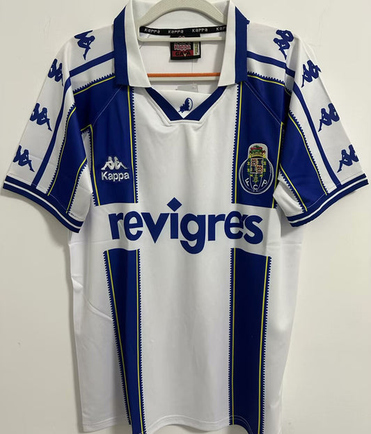 Jersey 1997/1999 Porto Local Manga corta Versión Fan Retro
