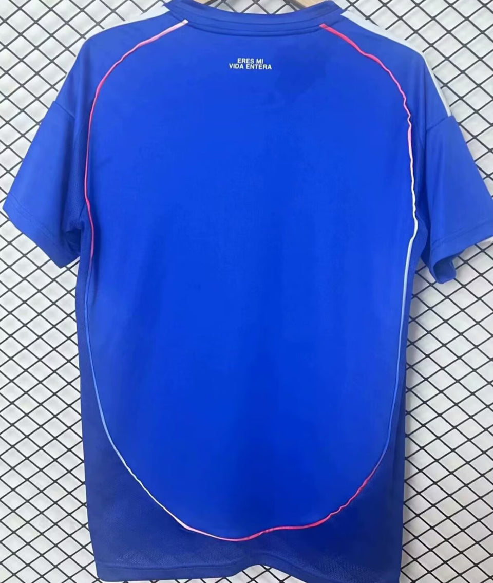 Jersey 2025/26 Universidad de Chile Local Manga corta Versión Fan