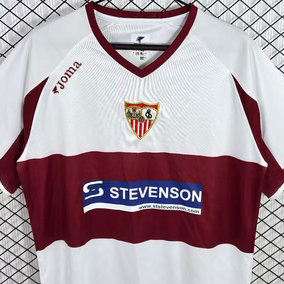 jersey 2005/2006 sevilla fc europa especial manga corta versión fan retro
