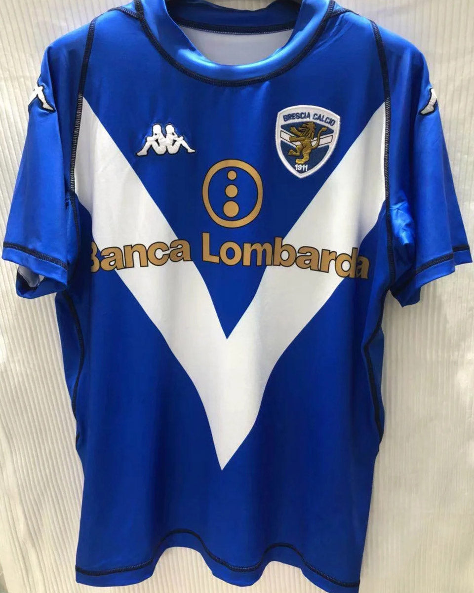 jersey 2003/04 brescia local manga corta versión fan retro