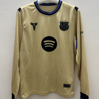 Jersey 2025/26 Barcelona Visitante Manga larga Versión Fan
