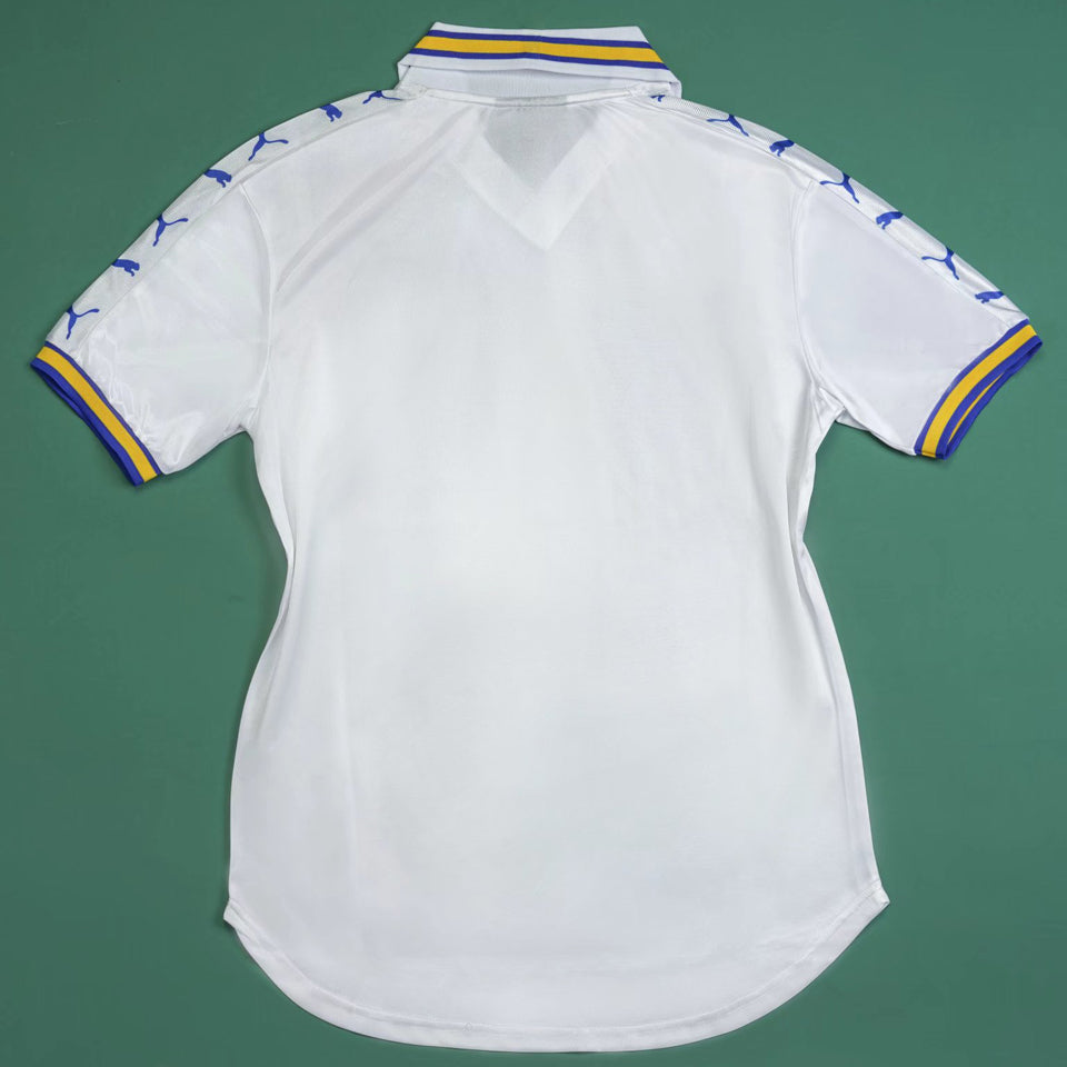 jersey 1998/99 leeds united local manga corta versión fan retro