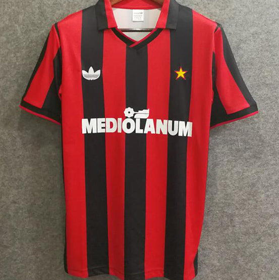 jersey 1991/92 ac milan local manga corta versión fan retro