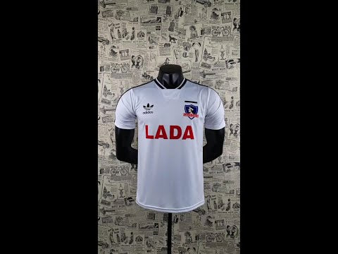 jersey 1991 colo-colo local manga corta versión fan retro