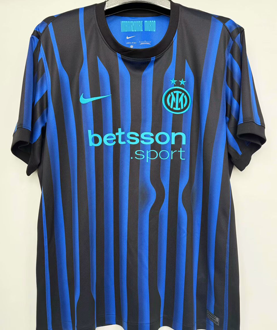 jersey 2025/26 inter milan local manga corta versión fan