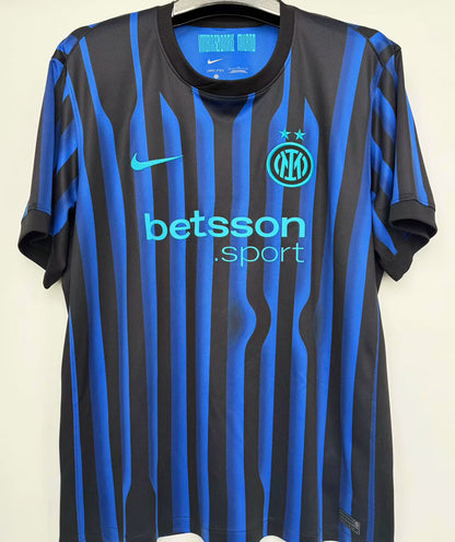 Jersey 2025/26 Inter Milan Local Manga corta Versión Fan