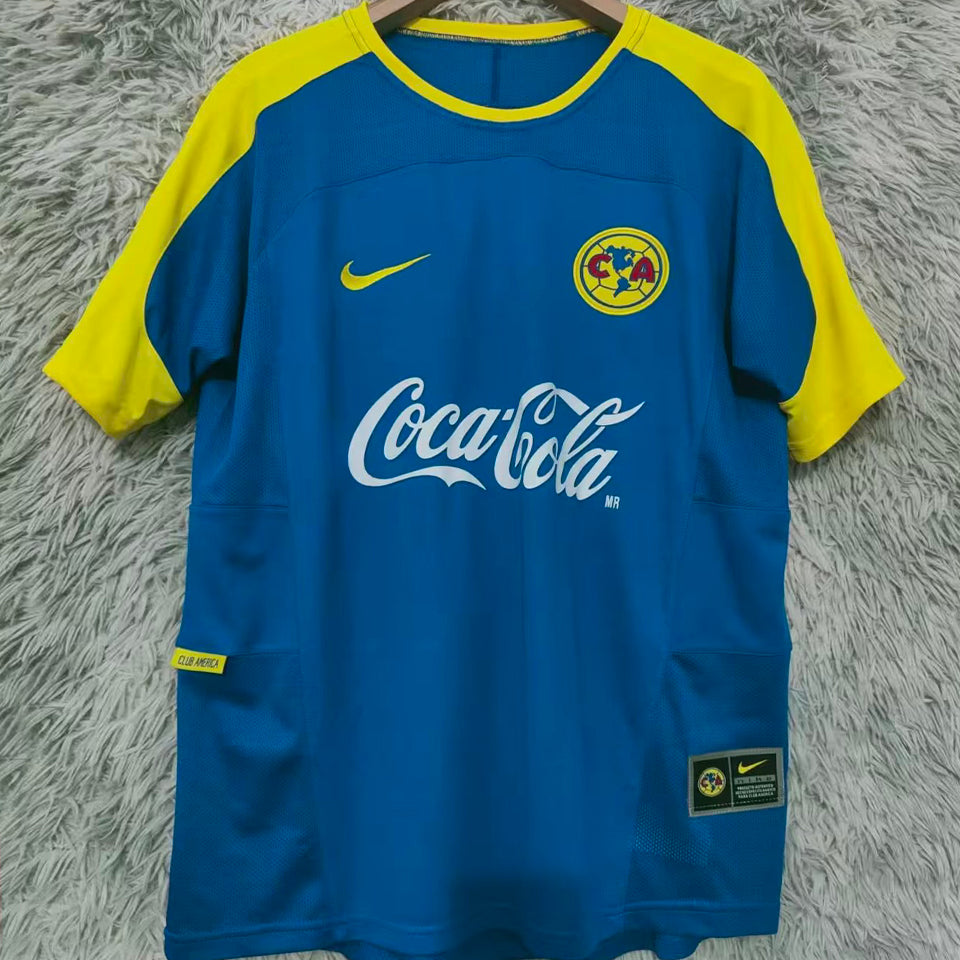 jersey 2003/2004 club america visitante manga corta versión fan retro