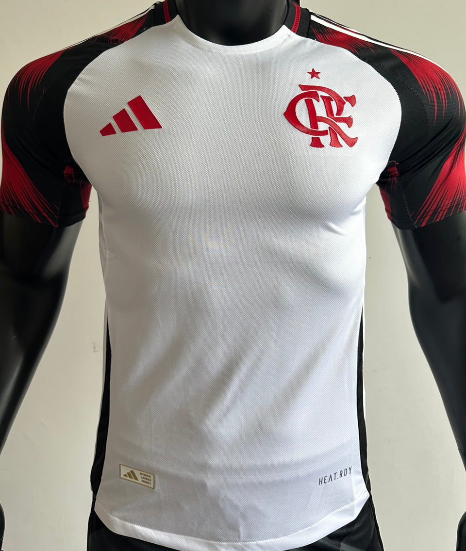 jersey 2025/26 flamengo visitante manga corta versión jugador