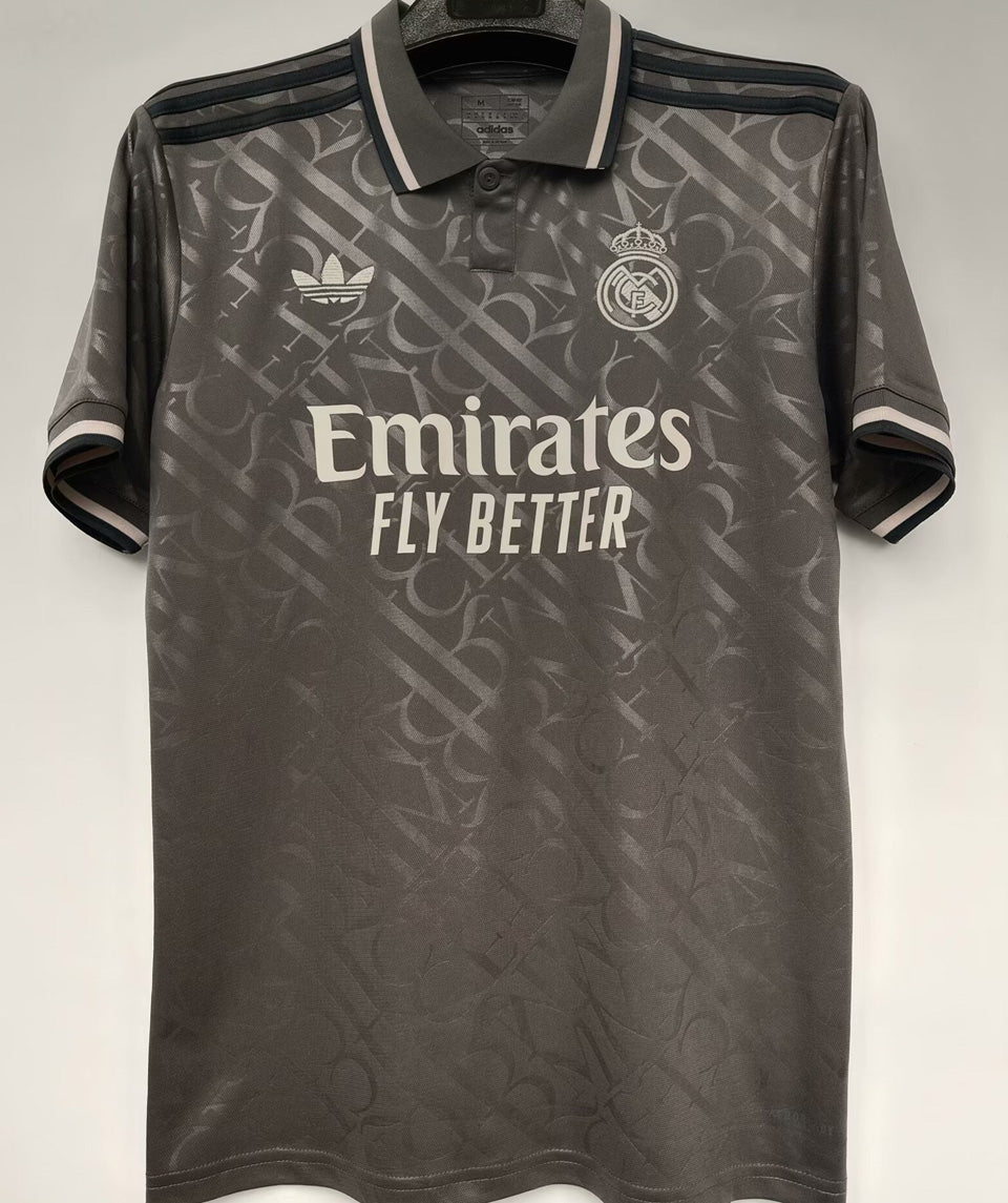 jersey 2024/25 real madrid tercero manga corta versión fan