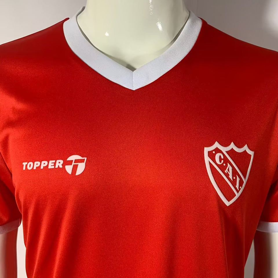 jersey 1982/85 atlético independiente local manga corta versión fan retro