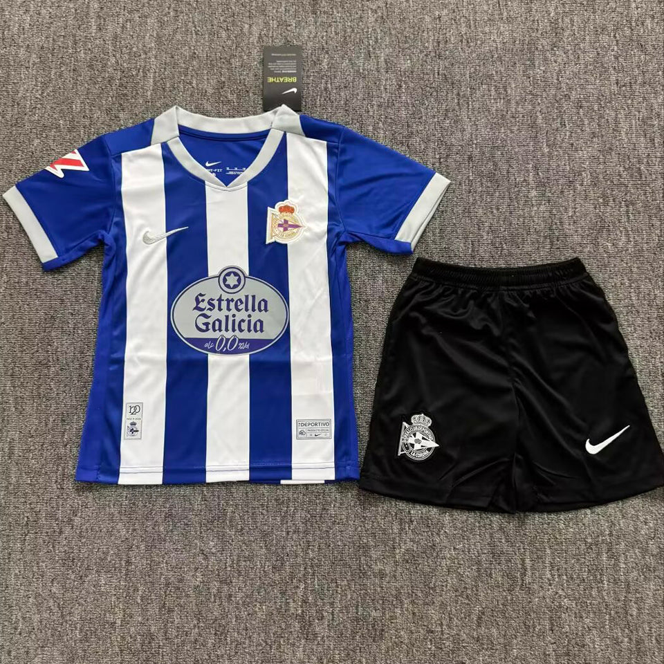 jersey 2026/27 deportivo la coruna local manga corta niño