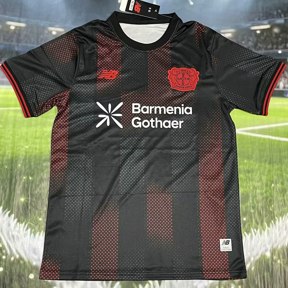 jersey 2025/26 leverkusen local manga corta versión fan