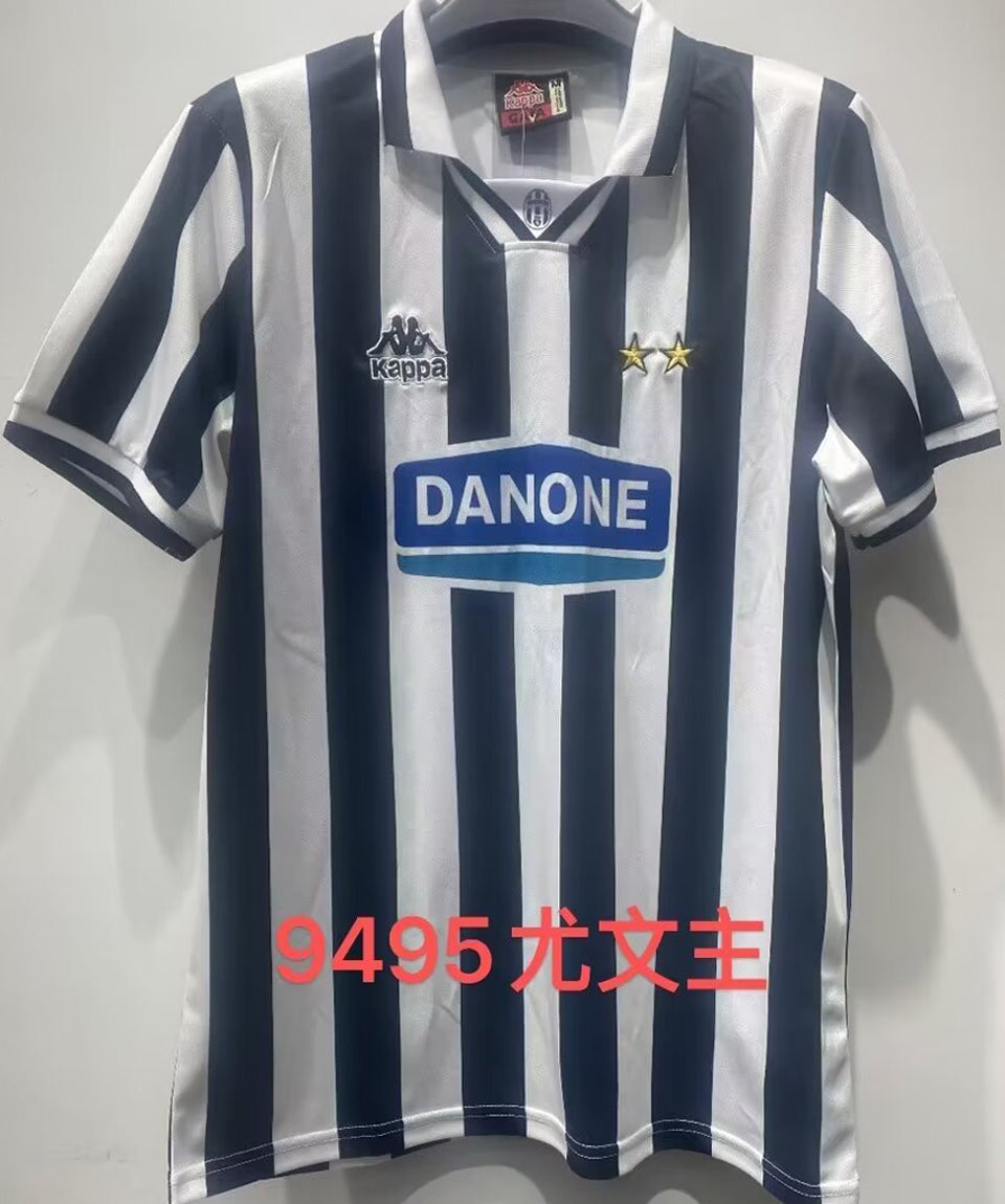 jersey 1994/95 juventus local manga corta versión fan retro